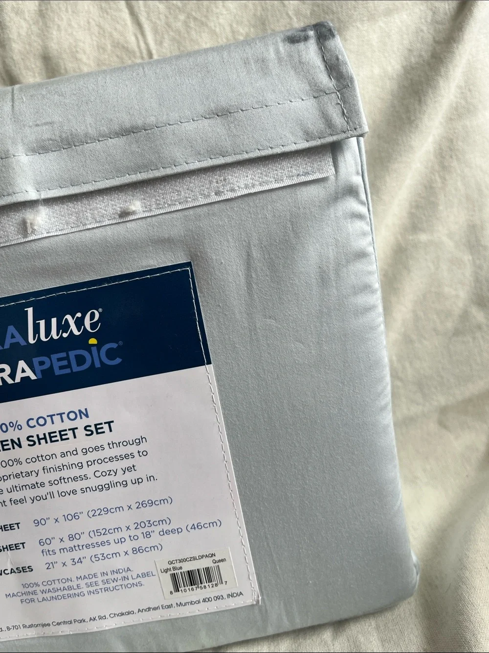 Theraluxe by Therapedic 100% Cotton Queen 6 pc Sheet Set